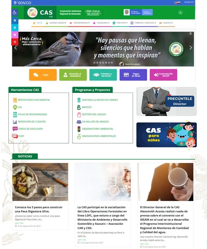 Miniatura de Corporación Autónoma Regional de Santander CAS