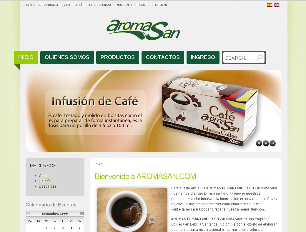 Miniatura del proyecto Aromasan SAS